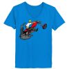 Ladies’  Junior Fine Jersey V-Neck Longer Length T-Shirt Thumbnail