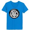 Ladies’  Junior Fine Jersey V-Neck Longer Length T-Shirt Thumbnail