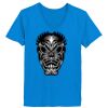 Ladies’  Junior Fine Jersey V-Neck Longer Length T-Shirt Thumbnail