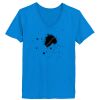 Ladies’  Junior Fine Jersey V-Neck Longer Length T-Shirt Thumbnail