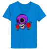 Ladies’  Junior Fine Jersey V-Neck Longer Length T-Shirt Thumbnail
