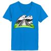Ladies’  Junior Fine Jersey V-Neck Longer Length T-Shirt Thumbnail