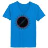 Ladies’  Junior Fine Jersey V-Neck Longer Length T-Shirt Thumbnail