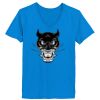 Ladies’  Junior Fine Jersey V-Neck Longer Length T-Shirt Thumbnail