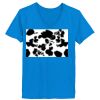 Ladies’  Junior Fine Jersey V-Neck Longer Length T-Shirt Thumbnail