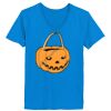 Ladies’  Junior Fine Jersey V-Neck Longer Length T-Shirt Thumbnail