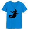 Ladies’  Junior Fine Jersey V-Neck Longer Length T-Shirt Thumbnail