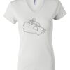 Women's Short Sleeve V-Neck T-Shirt Thumbnail