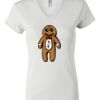 Women's Short Sleeve V-Neck T-Shirt Thumbnail